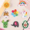 Embroidery Label Cartoon Fruit Clothing Accessories Accessories Adhesive DIY Patch Sticker Badge Cloth Label Cloth Sticker