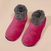 Womens Warm Fuzzy Socks with Non Slip Grip Stretch Velvet Slippers Socks Winter Home Floor Socks