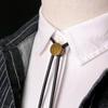 Bolo Tie for Men Metal Pendant Adjustable Bolo Ties Punk Necklace Costume Accessories Vintage Bolo Tie Classical Necktie