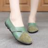 Fashion Flats Soft Genuine Leather Shoes for Women 2024 Plus Size Ladies Mocassin Boat Hook Loop Mocasines De Mujer Chaussure Femme
