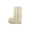 Eco-Friendly Recycled Series Simple Fashion Mid-Calf Boots Women Boots White 1130771-WHT