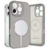 Tech-Protect Liquid Silicone Magsafe Iphone 16 Pro Max Stone Grey