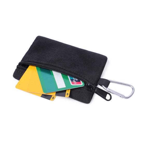 Outdoor Small Bag Hanging Pouch Zipper Closure Mini Size Portable Multi-Purpose Coin Pouch Storage Organizer