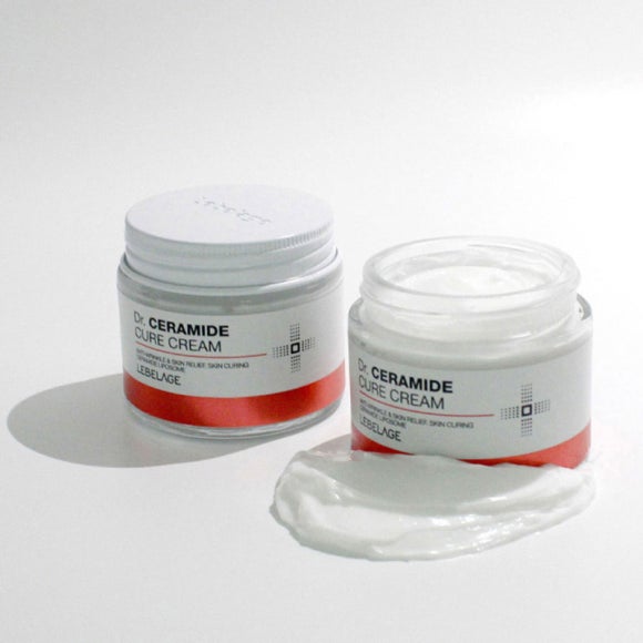 Lebelage Dr. Madecassoside/ Vitamin C/ Ceramide/ Snail/ Cica/ Aqua/ Collagen/ Peptide/ Propolis/ Hyaluronic Cure Cream 70ml (10 Options)