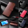 Luxury Retro Magnetic Buckle Leather Phone Wallet Case Stand For Oppo A5 A9 Vivo V20 Realme OnePlus Moto Business Card Slot Holder Flip Book Cover Bag