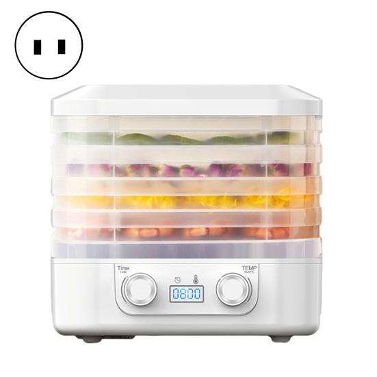 Temperature Control Food Dehydrator Machine with Adjustable Timer BPA-Free Large Capacity 5 Layers US Plug Food Fruit Dehydrator