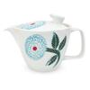 J-kitchens Kunzangama Teapot, Small, with Strainer, 240ml, for 1-2 People, Hasami Ware, Made In Japan, Dahlia Premium