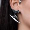 Hip Hop Gothic Punk  Earrings Exaggerated Eardrop Trendy Cyberpunk Ear Clip  Women Men