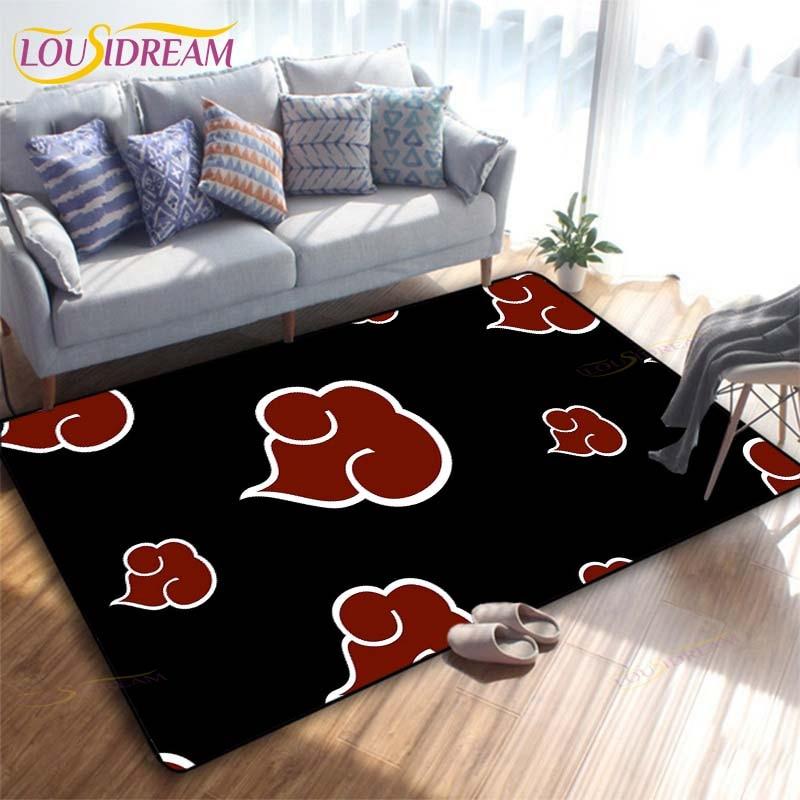 Anime Naruto 3D Printing Rug for Kitchen Doormat Bedroom Carpets for Living Room Laundry Bathroom Non-slip Floor Mat