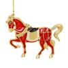Horse Christmas Ornaments Sparkly Rhinestone Horse Hanging Decoration Acrylic Christmas Tree Ornament for Winter Xmas Party Supplies Holiday Home