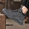 Men’s Black Deserts Shoes Casual Hiking Boots Grey Outdoor Sport Boots Plus Size High Top Sneakers