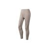 Training Series Solid Color Mid-Rise Butt-Lifting Tight Sports Leggings Women Leggings Linen-Gray 962457301-1