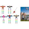 Cartoon Fishing Rod Kites Plastic Flying Kites Funny Dynamic Kites  Kids Gift