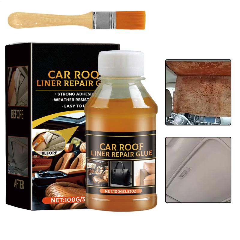 Cars Headliner Fabric Glue Artificial Leather Glass Glue All-Purpose Wooden Crafts Adhesive Quick Drying Cloth Roof Repair Glue