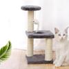 Sisal Rope Cat Climbing Frame Three Pillars Pet Furniture Toy Cat Trees Towers  Grind Claw