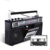 Retro Bluetooth Radio Multifunctional Home Portable Dual Speaker Stereo SW/AM/FM Tape Radio Support USB SD Card Headphone Input