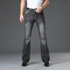 Jeans Men Men's Flared Jeans Large Size Mid-Rise Jeans