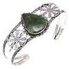 Vassolite Gemstone Antique Jewelry Cuff Bracelets 7''Adjustable