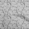 Cotton Flex Light Gray Fabric Floral Retro Sewing Craft Projects Fabric Prints By Yard 40 Inch