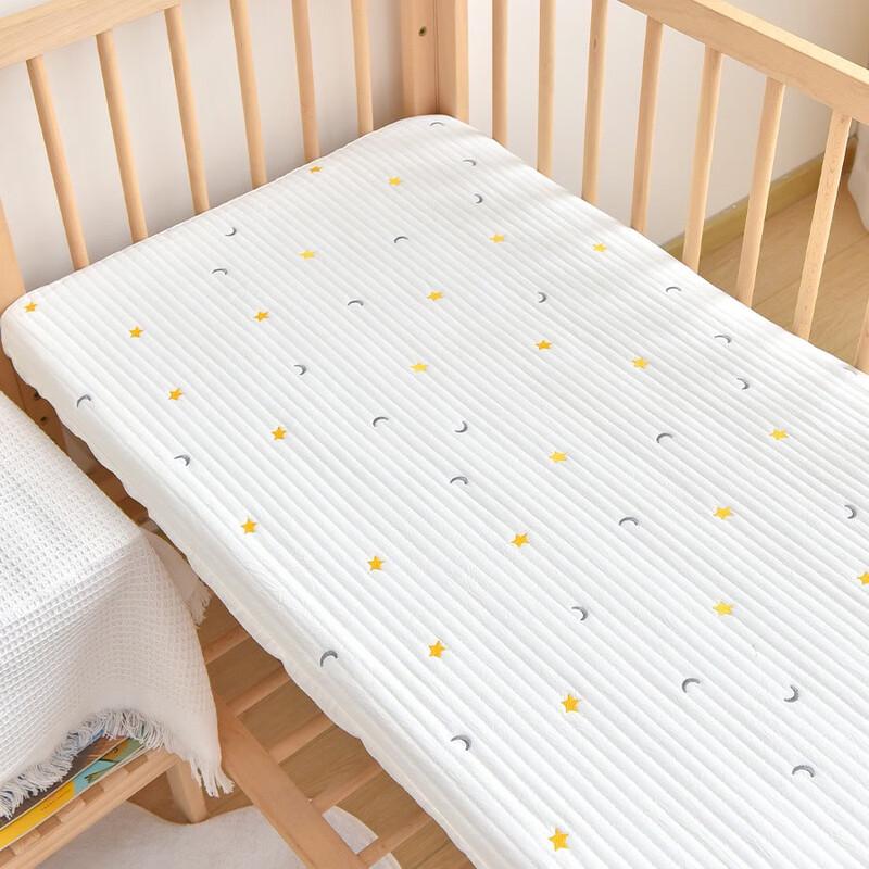 UKKNZZ Quilted Cartoon Bear Head Fitted Sheet for Children