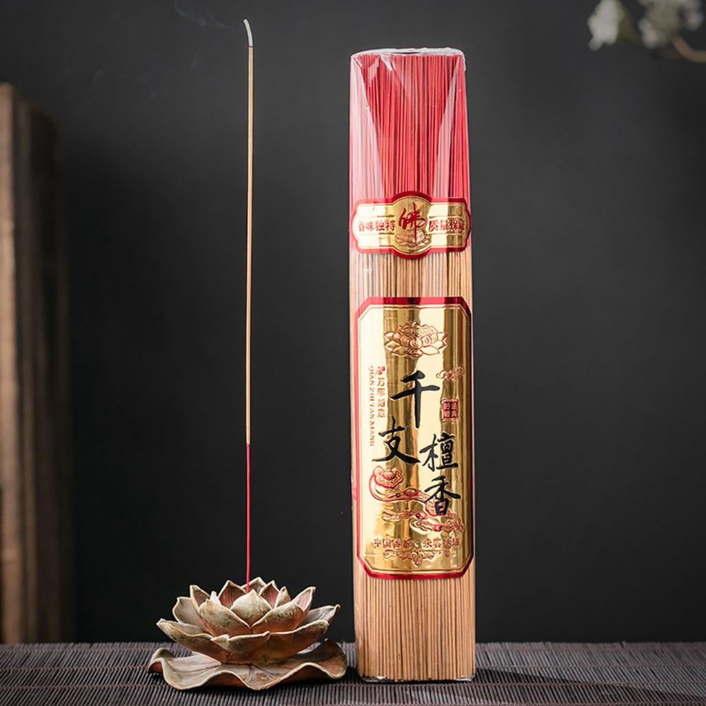 1000 Pcs Smokeless Incense Sticks Comfortable Long Lasting Fragrance Sandalwood Incense Sticks for