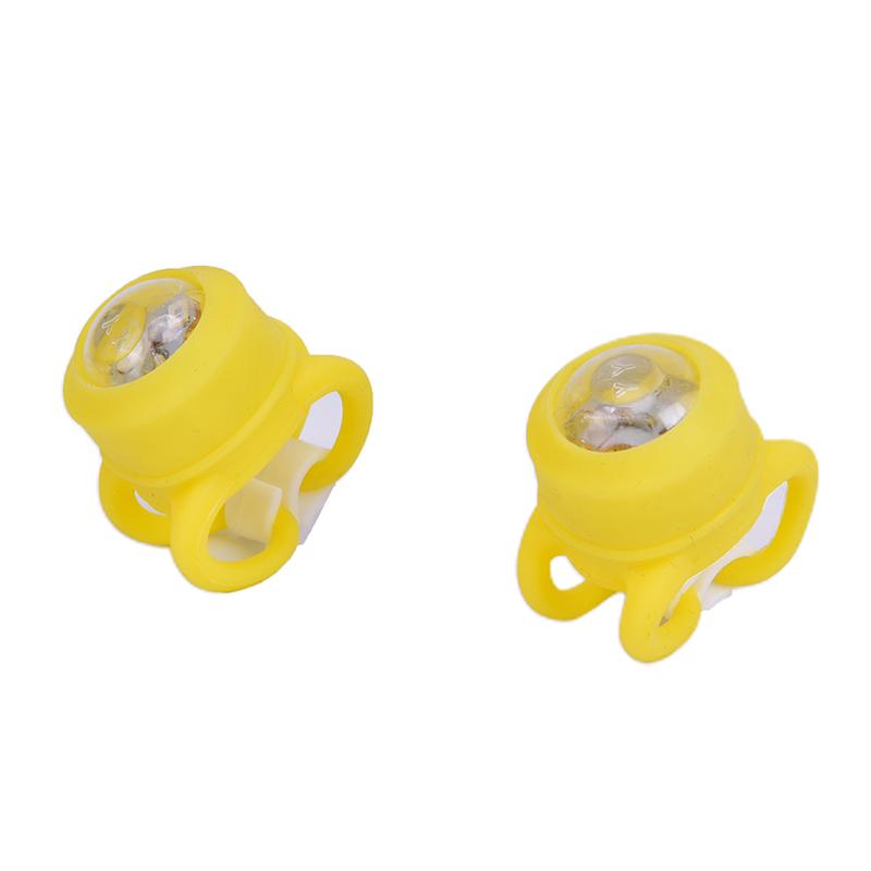 Colorful Bicycle Small Yellow Led Ring Lights Bicycle Bell Road Bike Accessories