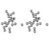 40 Pieces Stainless Steel Piercing Jewelry Replacement Ball 1.2X3mm