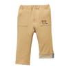 MIKI HOUSE Stretch Denim Pants, Solid Color, 80cm, Beige, for Boys and Girls, Size 10-3262-578