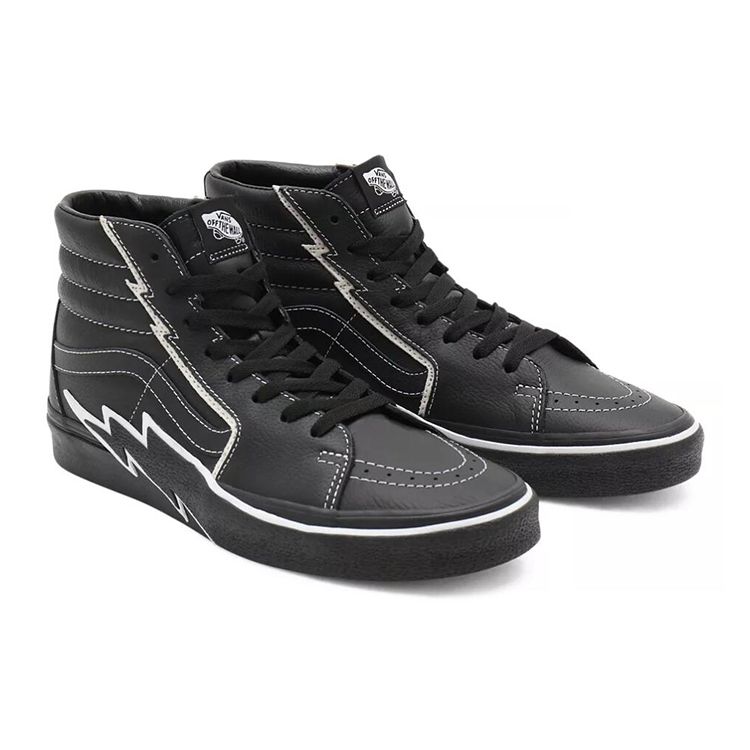 Vans Sk8-Hi Bolt - Black Unisex Sneakers True-White VN0A5JIVBKA