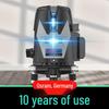 High Precision Infrared 5-Line Laser Level for Wall and Floor, Self-Leveling, Green Light, Outdoor Use