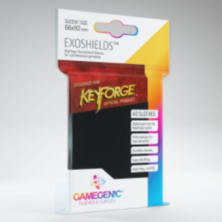 Keyforge Exoshield Sleeve: Black, Popular Korean Board Game