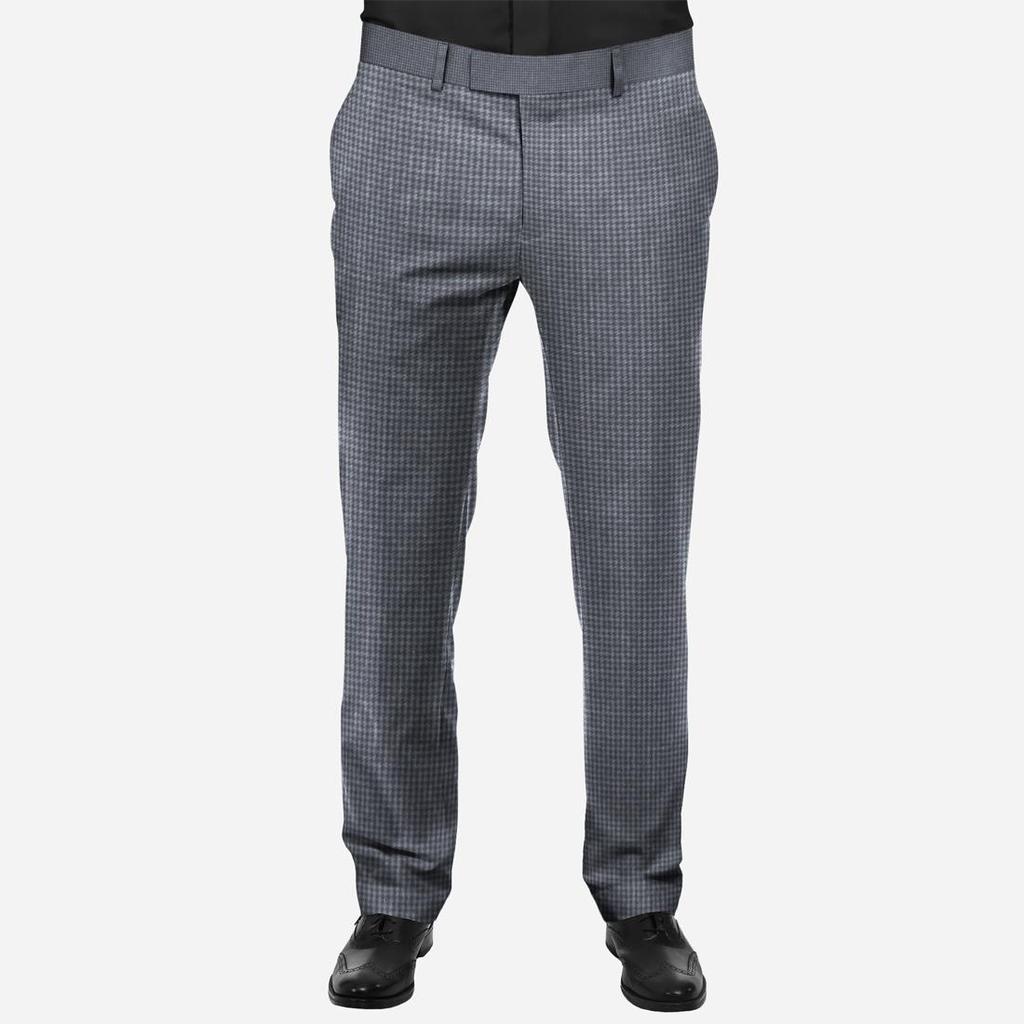 Bigreams Unstitched Houndstooth Lightweight Suiting Trouser Fabric