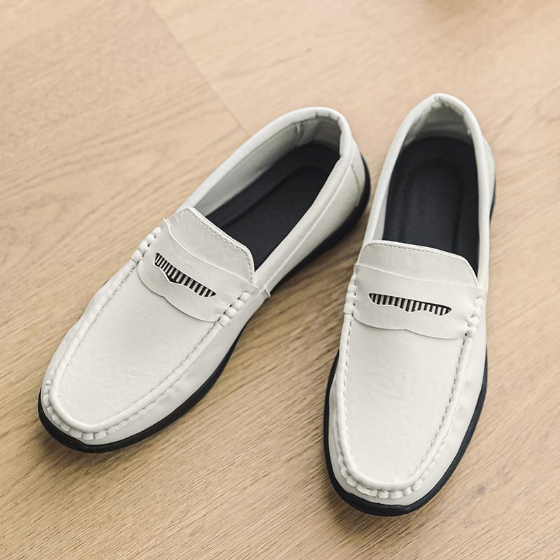 Leisure Walk Mens Penny Loafers Casual Leather Shoes Elegantes Moccasins Wedding Party Driving Shoes Fashion Male Slip On Flats