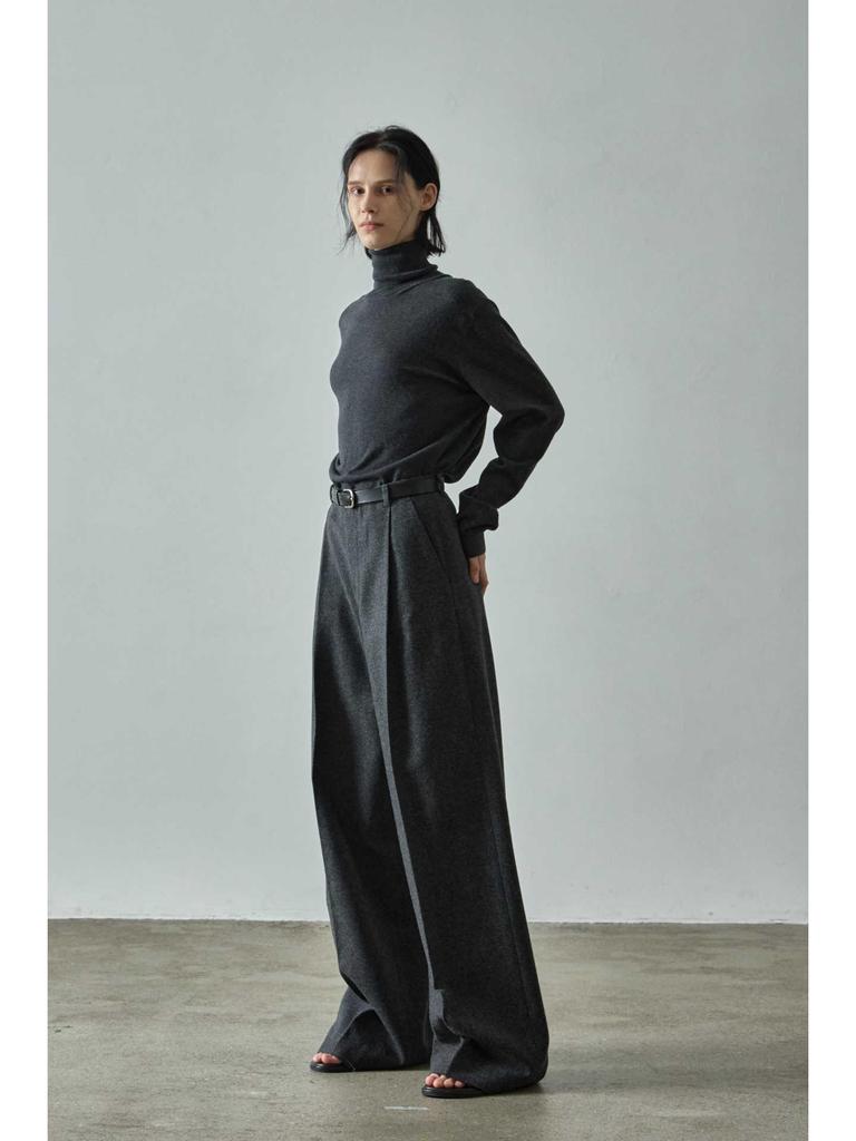 Now FACA*E PATTE*N Women’s High-Waisted Casual Wide-Leg Trousers - Autumn/Winter Collection