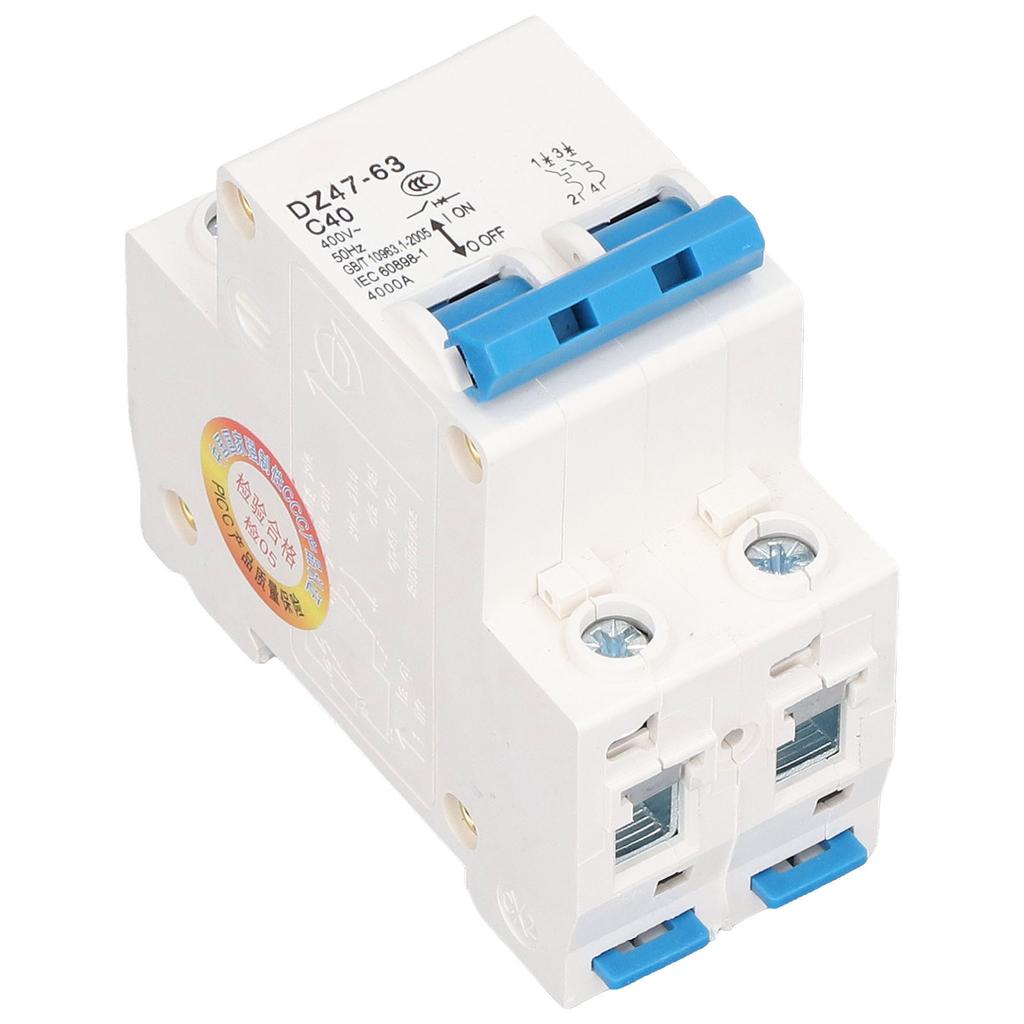 2P Miniature Circuit Breaker Multiple Protection Functions High Safety 40A 220V Circuit Leakage