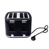 4 Slice Bread Toaster Multifunction Customizable Toast Shade Stainless Steel Toaster Breakfast