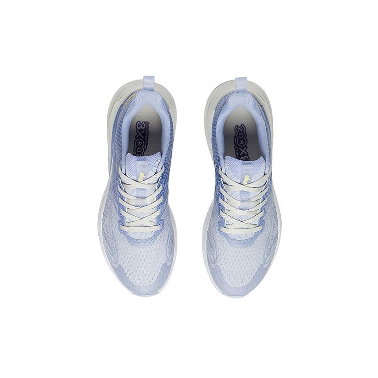 Li Ning Eazgo Comfortable Shock Absorption Low Top Running Shoes Women Sneakers Blue Gray ARES024-2