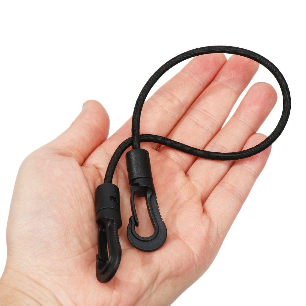 Tether Holder Kayak Paddle Leash Shock Cord Hook Tie Down Rope Kayak Bungee Fishing Rod Lanyard