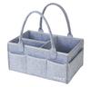 Diaper Storage Bag with Diaper Storage Diaper Diaper with Dividers Old Lid, Case, Storage, Case, (Gray, Model)