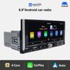6.9 Inch 1Din Universal Android 13 Car Radio IPS Touch Screen Multimedia Video Player 2+64GB GPS Navigation Apple Carplay WiFi