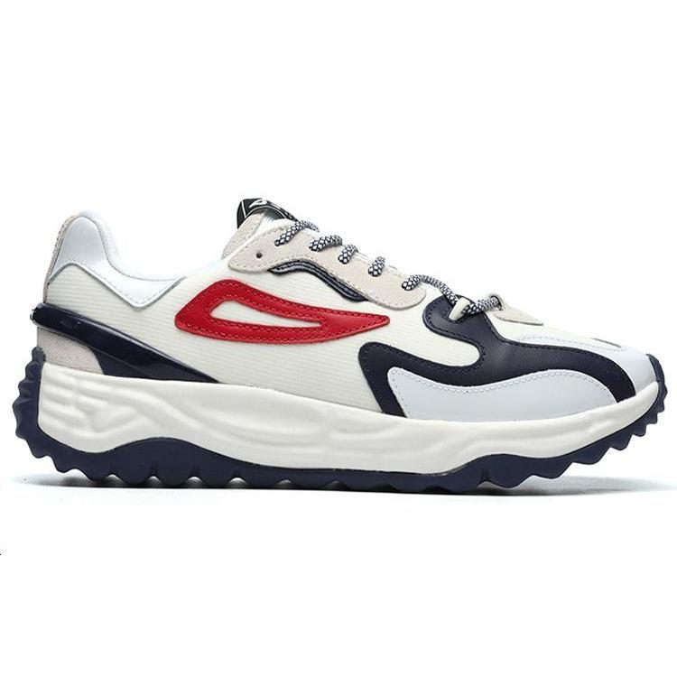 New FILA Terra Low Top Chunky Sneakers Men's White Blue F12M144159FSP