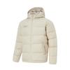 Li Ning Wade Series Casual Warm Stand Collar Down Jacket Men Outerwear Khaki AYMU555-2