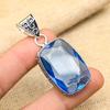 Tanzanite Gemstone Handmade 925 Sterling Silver Jewelry Exquisite Handmade Pendant For Her