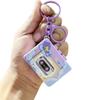 Recordable Recording Music Box Pendant with Music Retro Tape Recorder Keychain   Small Gift