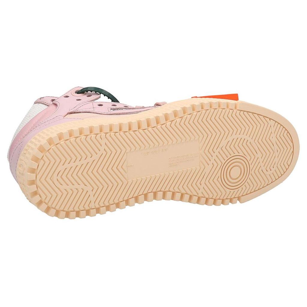 Off-White Off-Court High-Top Lace-Up Fashion Sneakers Women Sneakers Pink OWIA112F22LEA0013030
