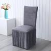 Puff Wedding Chair Cover Banquet Luxury Cover for Chairs Spandex Stretch Backrest Chair Case Protect  Free Shipping