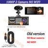 New Car Dvr 1080P Dash Cam for Car WIFI APP Control Recorder Video 2/3 Channel Front and Rear View Car Camera for Car Assecories