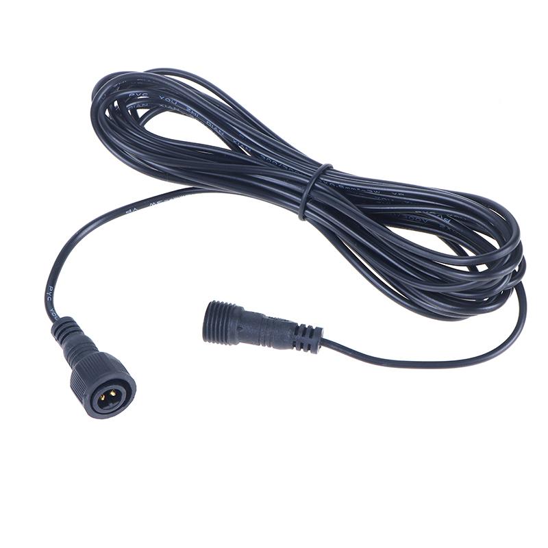 5 Meter Extension Cable For Solar Spotlight Waterproof Cable 2 Pin Male To Female Connector Floodlight Universal 5M Cable