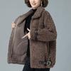 2024 Stylish Women's Shearling Coat - Versatile Lambswool Fleece Jacket for Autumn and Winter
