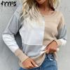 Women's Fashion Casual Autumn Winter Long Sleeve O-Neck Sweaters